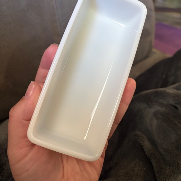 Pyrex Butter Dish w/ Lid Old Town Blue Onion Milk Glass 72-B VINTAGE MADE IN US - Picture 5 of 6